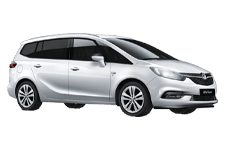 Van Hire Evesham - Vauxhall Zafira 5 + 2 - Minibus hire Evesham